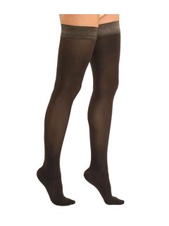 Marilyn 70 Opaque Support Hold-Ups » £23.50 - Solidea Style 26470 - Support Thigh Highs from Pebble UK