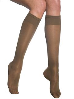 Miss Relax 100 Sheer Support Socks » £15.90 - Solidea Style 318A0 - Support Knee Highs from Pebble UK