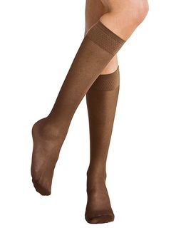 Miss Relax Micro Rete 70 Sheer Support Socks » £14.50 - Solidea Style 41770 - Support Knee Highs from Pebble UK
